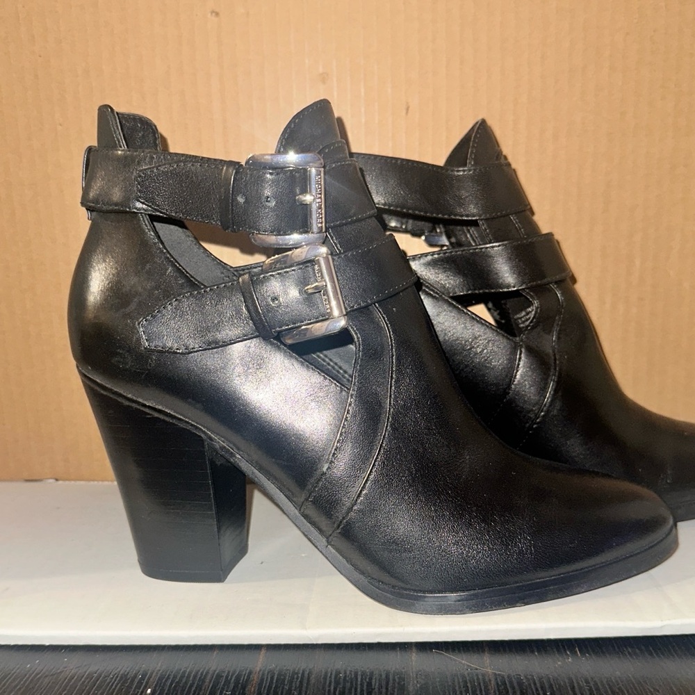 Women's Black Heeled Ankle Boots